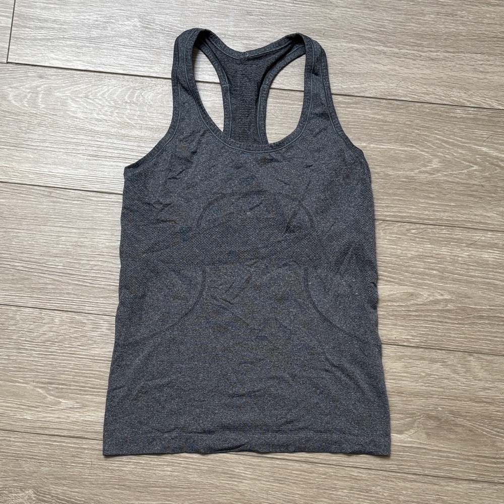 Lululemon Racerback Tank Top - Charcoal Gray
